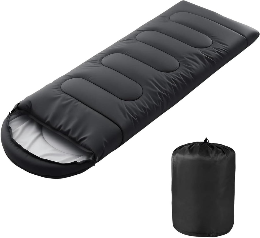 3 Season Camping Sleeping Bag – Black